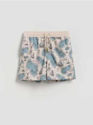 Reserved - Szorty kąpielowe - beżowy