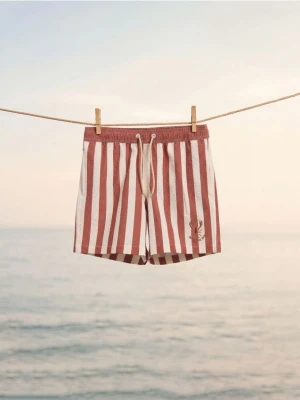 Reserved - Szorty kąpielowe - brązowy