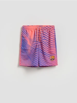 Reserved - Szorty kąpielowe FC Barcelona - pomarańczowy