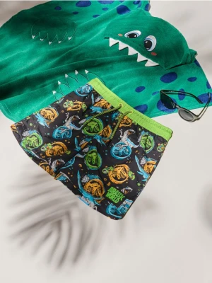 Reserved - Szorty kąpielowe Jurassic World - czarny