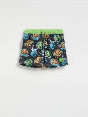 Reserved - Szorty kąpielowe Jurassic World - czarny