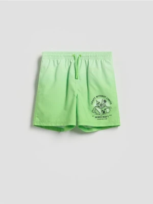 Reserved - Szorty kąpielowe Minecraft - zielony
