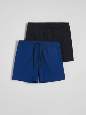 Reserved - Szorty piżamowe 2 pack - czarny