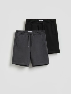 Reserved - Szorty regular 2 pack - wielobarwny