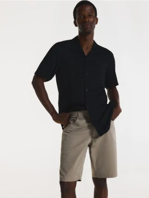 Reserved - Szorty regular fit - brązowy