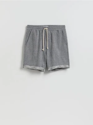 Reserved - Szorty regular fit - granatowy