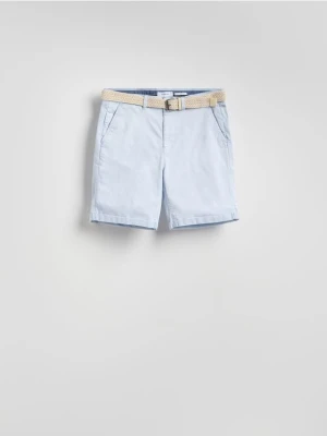 Reserved - Szorty slim fit - jasnoniebieski