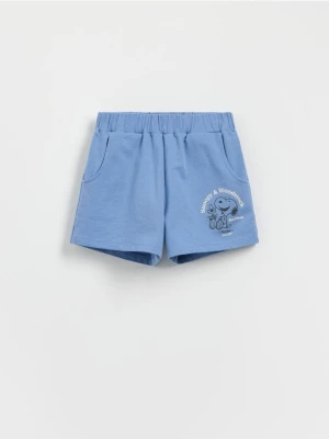 Reserved - Szorty Snoopy - granatowy