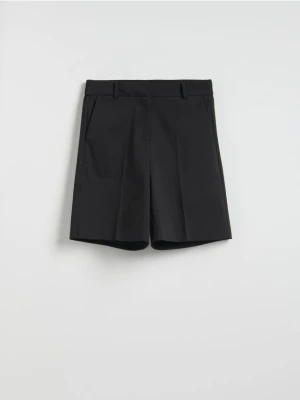 Reserved - Szorty z kantem - czarny