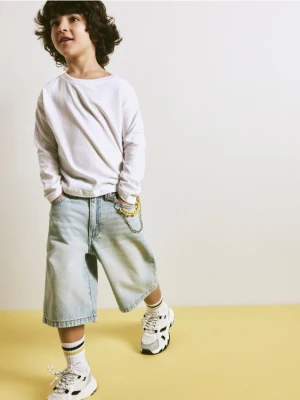 Reserved - Szorty z łańcuchem Spongebob - niebieski