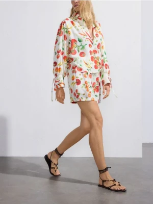 Reserved - Szorty z lyocellu - wielobarwny