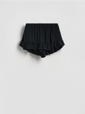 Reserved - Szorty z wiskozy - czarny