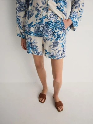 Reserved - Szorty z wiskozy - wielobarwny