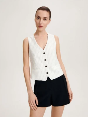 Reserved - Szorty z wysokim stanem - czarny