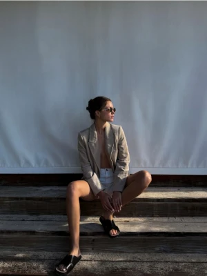 Reserved - Sztruksowa marynarka dwurzędowa - beżowy