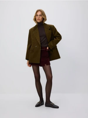 Reserved - Sztruksowe spódnico-szorty - miedziany