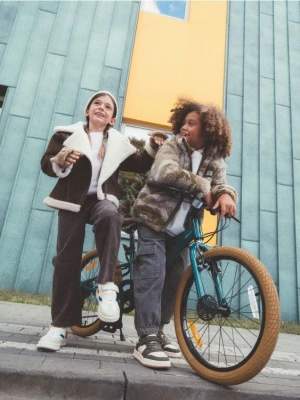 Reserved - Sztruksowe spodnie - ciemnobrązowy