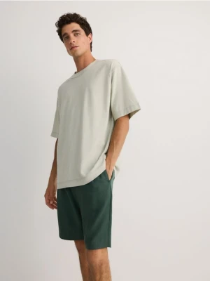 Reserved - T-shirt boxy - jasnozielony