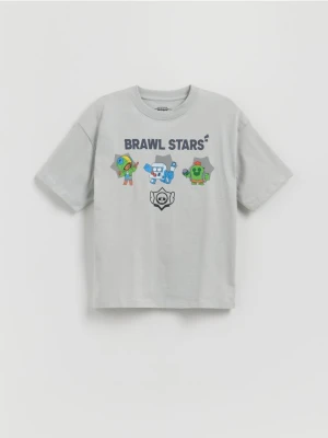 Zdjęcie produktu Reserved - T-shirt Brawl Stars - jasnoszary