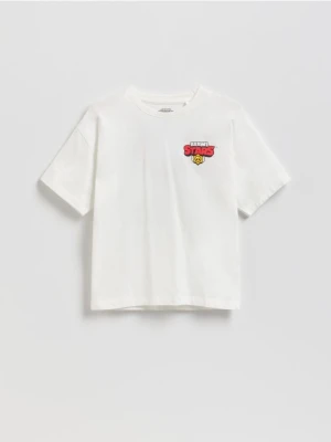 Reserved - T-shirt Brawl Stars - złamana biel
