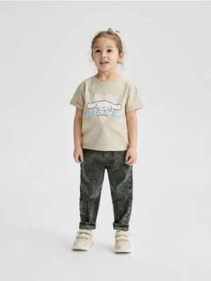 Reserved - T-shirt Cinnamoroll - kremowy