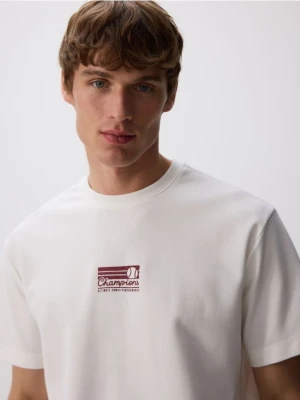 Reserved - T-shirt comfort fit - biały