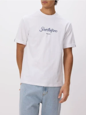 Reserved - T-shirt comfort fit - biały