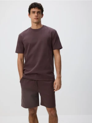 Reserved - T-shirt comfort fit - ciemnobrązowy