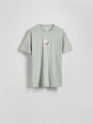 Reserved - T-shirt comfort fit - jasnozielony