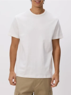 Reserved - T-shirt comfort fit - złamana biel