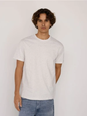 Reserved - T-shirt comfort fit - złamana biel