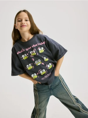 Reserved - T-shirt Hello Kitty and Friends - ciemnoszary