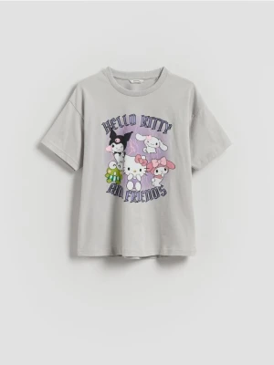 Reserved - T-shirt Hello Kitty and Friends - jasnoszary