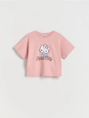 Reserved - T-shirt Hello Kitty - różowy