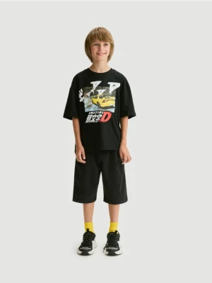 Reserved - T-shirt Initial D - czarny