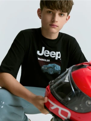 Reserved - T-shirt Jeep - czarny