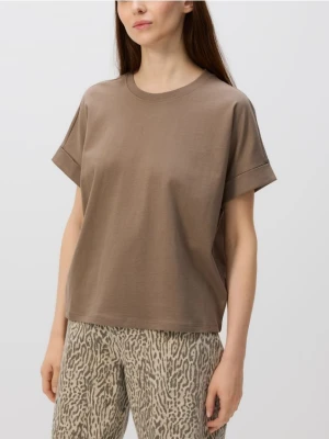 Reserved - T-shirt kimono - brązowy