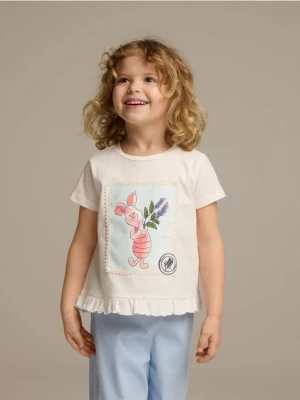 Reserved - T-shirt Kubuś i Przyjaciele - złamana biel