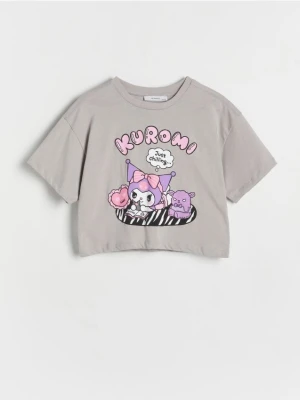 Reserved - T-shirt Kuromi - ciemnoszary