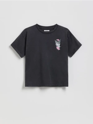 Reserved - T-shirt Kuromi - czarny