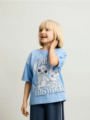 Reserved - T-shirt Lilo i Stitch - niebieski