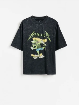 Reserved - T-shirt Metallica - czarny