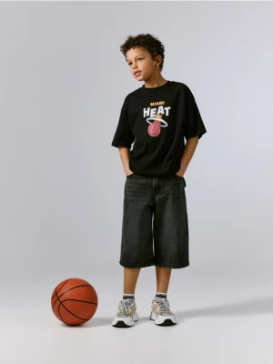 Reserved - T-shirt Miami Heat NBA - czarny