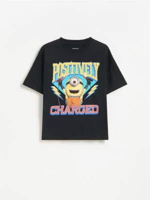 Reserved - T-shirt Minionki - czarny