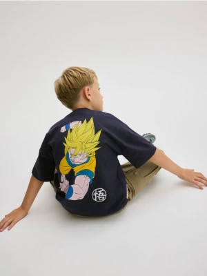 Reserved - T-shirt oversize Dragon Ball - czarny