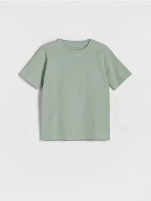 Reserved - T-shirt oversize - jasnozielony
