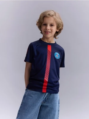 Reserved - T-shirt Paris Saint-Germain - granatowy