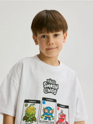 Reserved - T-shirt Pinata Smashlings - biały