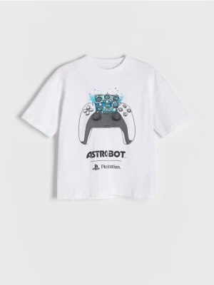 Zdjęcie produktu Reserved - T-shirt Playstation - biały