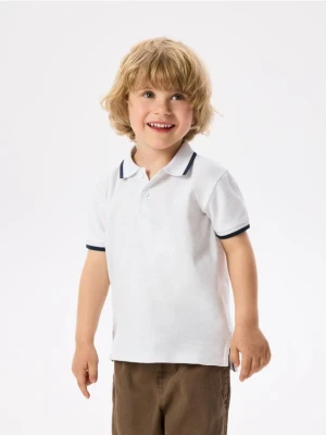Reserved - T-shirt polo - biały